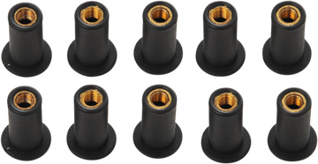 2404-0545 - DRAG SPECIALTIES Nuts - Well - #10-32 - 10-Pack 62308