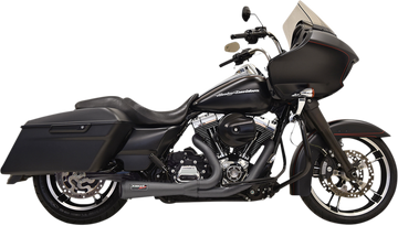 1800-2472 - BASSANI XHAUST 2:1 Short Exhaust - Black 1F52RB