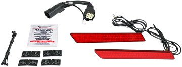 2040-2479 - CUSTOM DYNAMICS Saddlebag Latch Lights - SS6 - Red CD-LATCH-SS6-R
