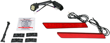 2040-2481 - CUSTOM DYNAMICS Saddlebag Latch Lights - SS8 - Red CD-LATCH-SS8-R