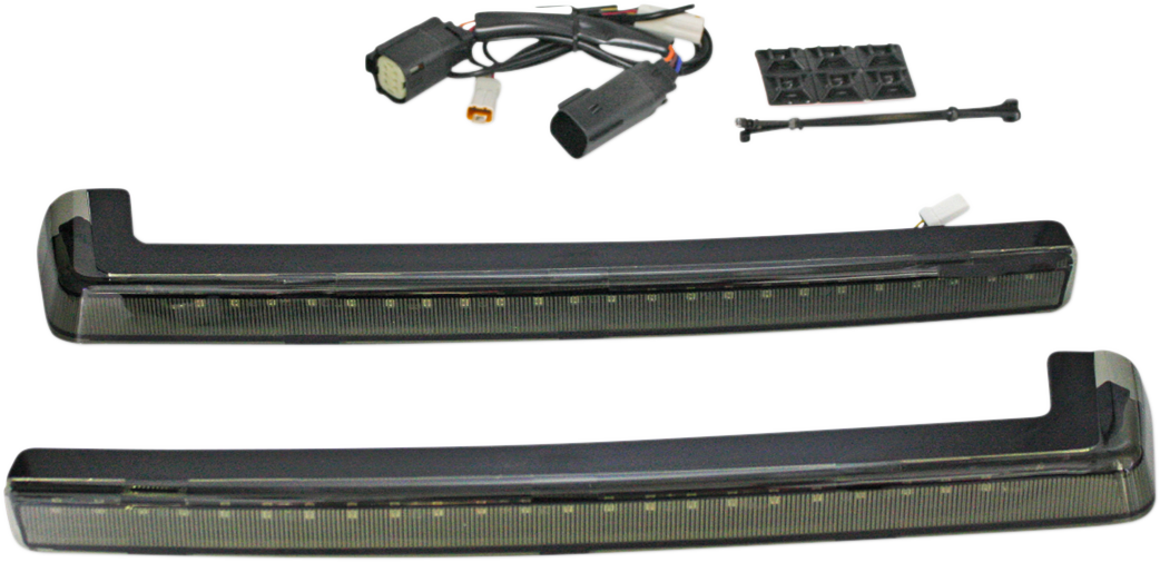 2040-2502 - CUSTOM DYNAMICS LED Run/Brake/Turn Tour-Pak? Arms - Smoke Lens - 14+ PB-TP-ARM-14S