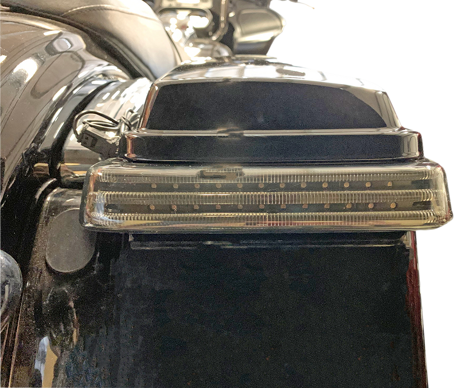 2040-2576 - CUSTOM DYNAMICS Saddlebag LED Lights - Sequential - Black/Smoke PB-SBSEQ-HD-BS