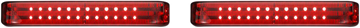 2040-2579 - CUSTOM DYNAMICS Saddlebag LED Lights - Sequential - Black/Red PB-SBSEQ-SS6-BR