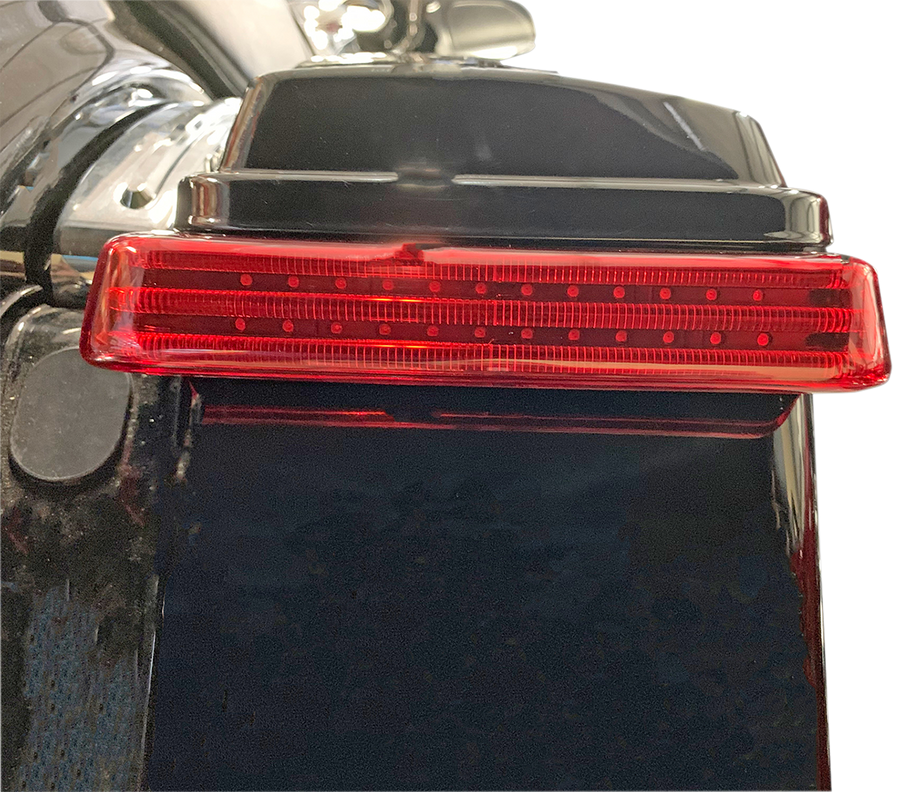 2040-2575 - CUSTOM DYNAMICS Saddlebag LED Lights - Sequential - Black/Red PB-SBSEQ-HD-BR
