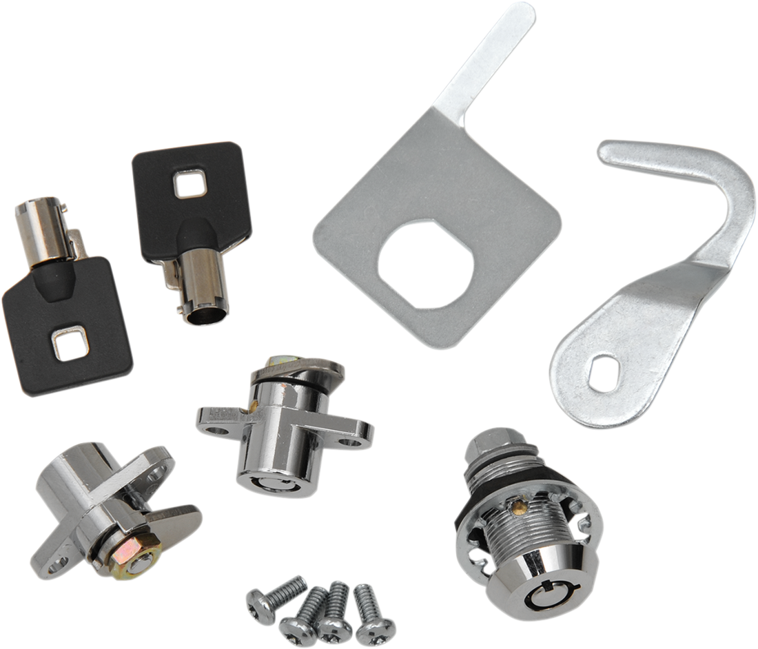 3501-0978 - DRAG SPECIALTIES Saddlebag and Tour-Pak? Lock Kit S77-0145/7-AD