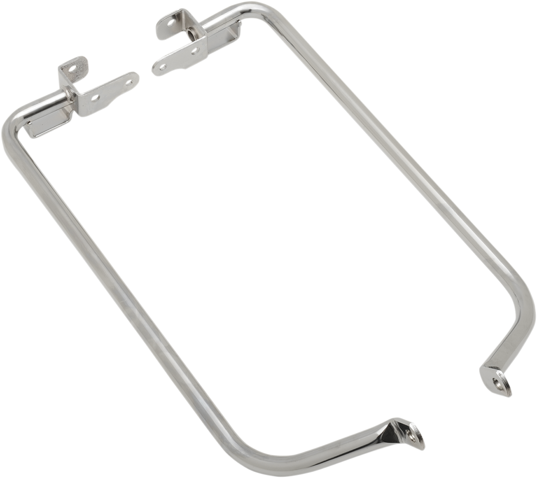 3501-1041 - DRAG SPECIALTIES Saddlebag Support Brackets - Chrome - '14-'22 FLT S77-0148