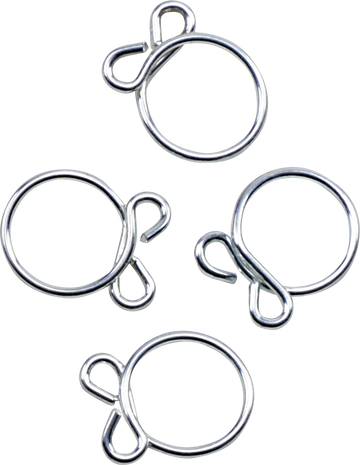 2401-1283 - ALL BALLS Refill Kit - Wire Clamp - Silver - 4-Pack FS00045