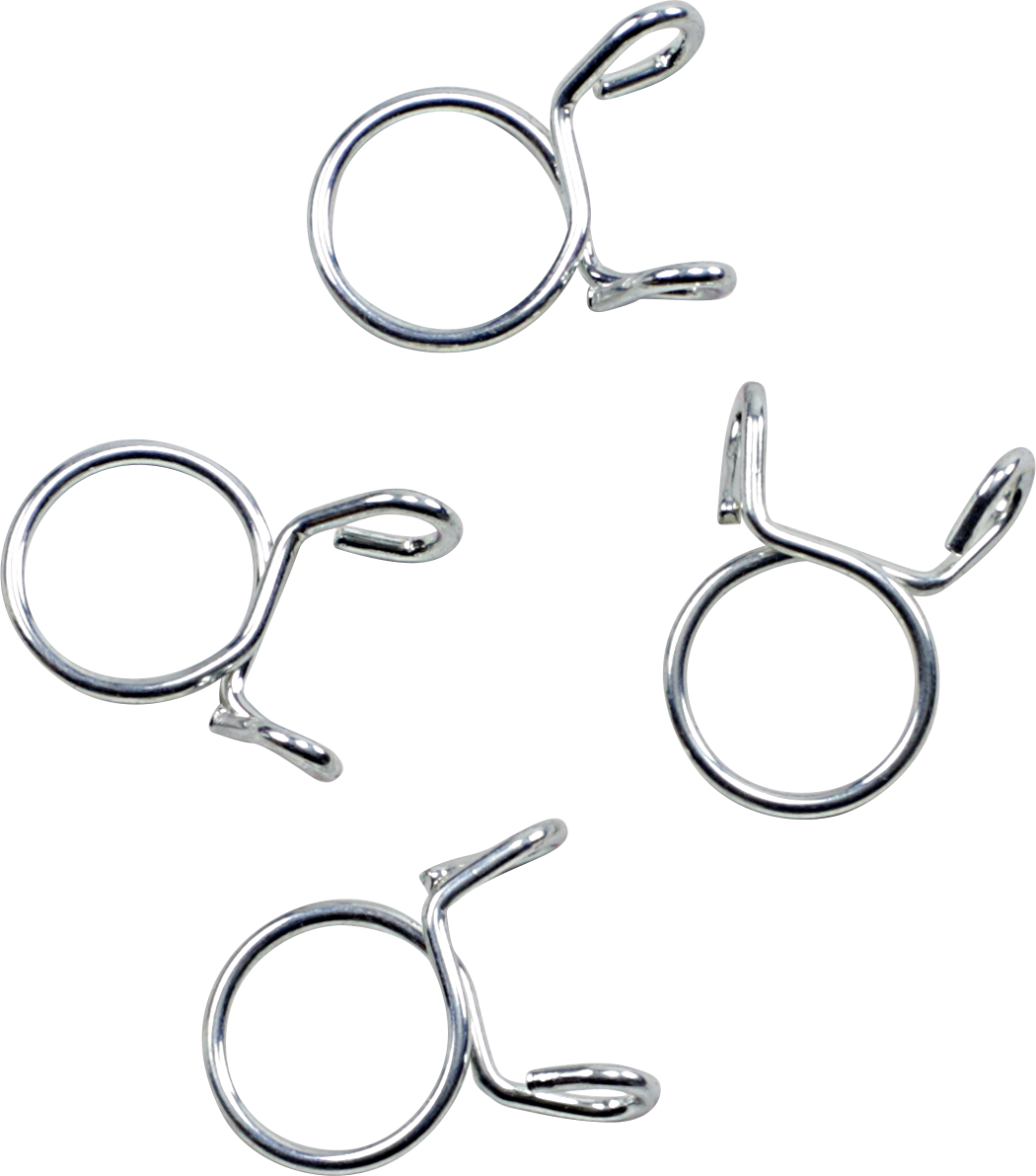 2401-1282 - ALL BALLS Refill Kit - Wire Clamp - Silver - 4-Pack FS00044