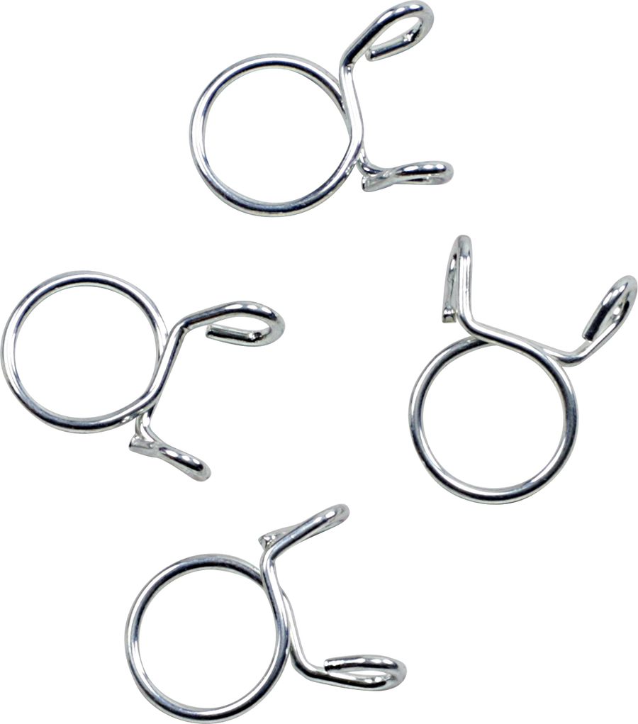 2401-1282 - ALL BALLS Refill Kit - Wire Clamp - Silver - 4-Pack FS00044