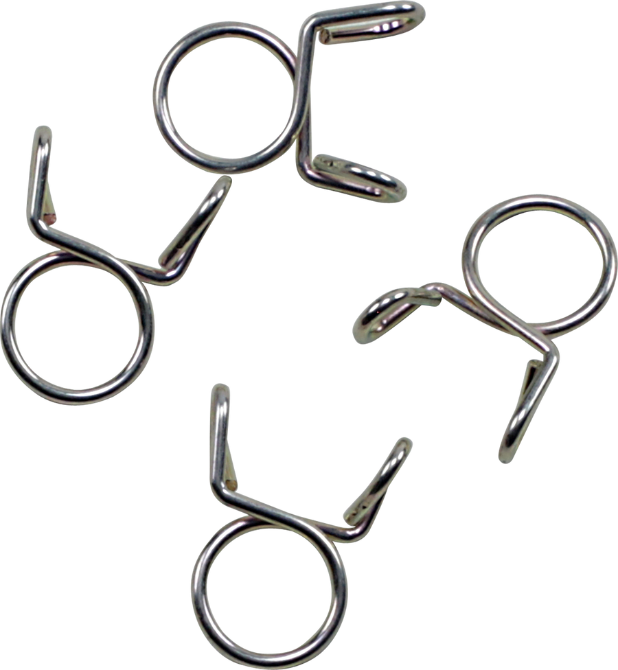 2401-1287 - ALL BALLS Refill Kit - Wire Clamp - Silver - 4-Pack FS00049