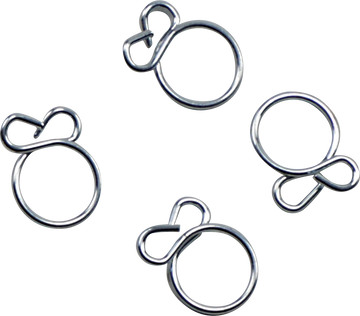 2401-1296 - ALL BALLS Refill Kit - Wire Clamp - Silver - 4-Pack FS00058