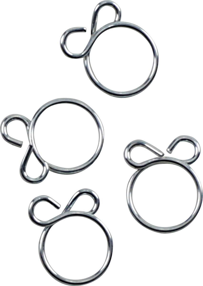 2401-1299 - ALL BALLS Refill Kit - Wire Clamp - Silver - 4-Pack FS00061