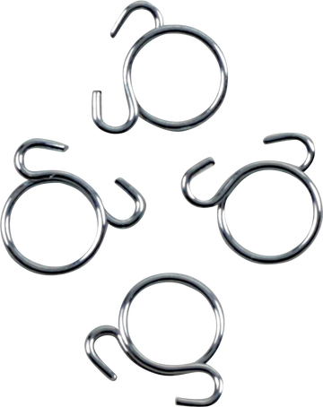 2401-1302 - ALL BALLS Refill Kit - Wire Clamp - Silver - 4-Pack FS00064