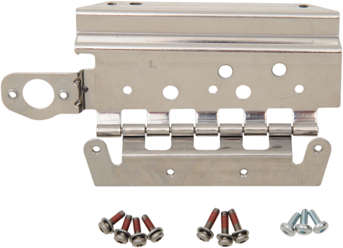 3501-1160 - DRAG SPECIALTIES Replacement Saddlebag Lid Hinge Kit - Left S77-0150-AL