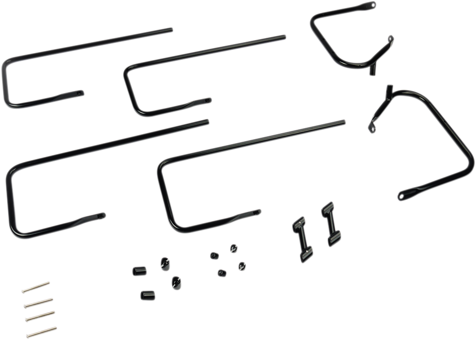 3501-1248 - DRAG SPECIALTIES Saddlebag Rail - Black - FLT - '09 - '13 21038B
